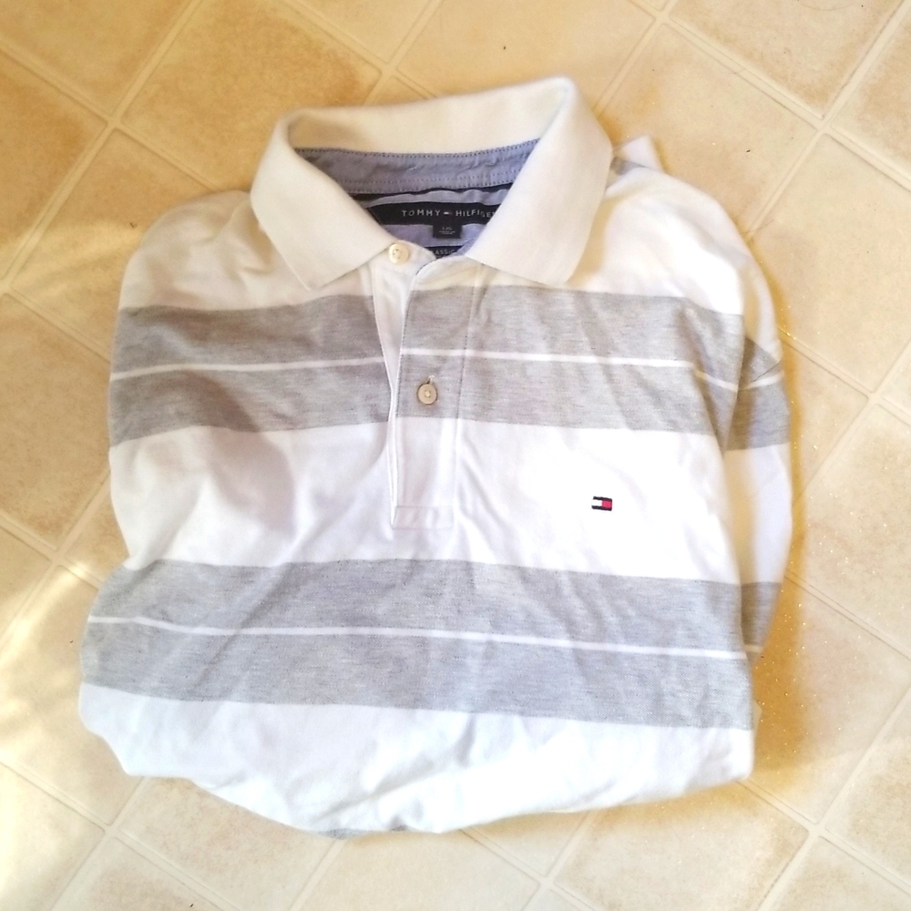 Men's Tommy Hilfiger Long Sleeve Color Shirt  Large